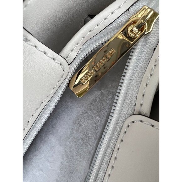 Michael Kors tote carmen large handbag MK signature optic white multi - Picture 6 of 12